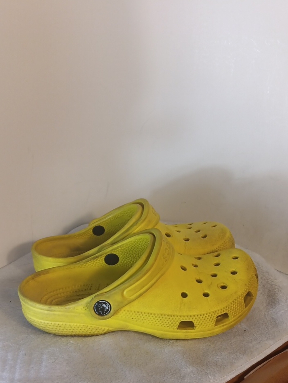 CROCS Youth Yellow Slip-On Clogs